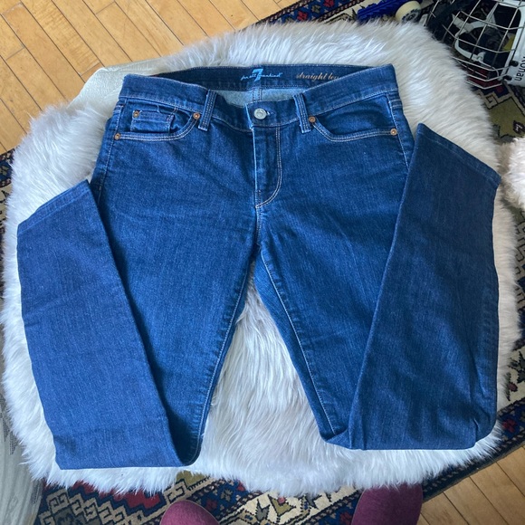 SEVEN’S for ALL MANKIND straight leg jeans! - Picture 3 of 5